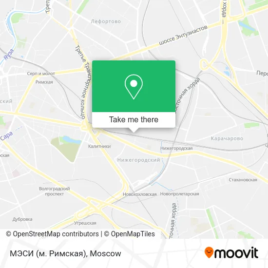 МЭСИ (м. Римская) map