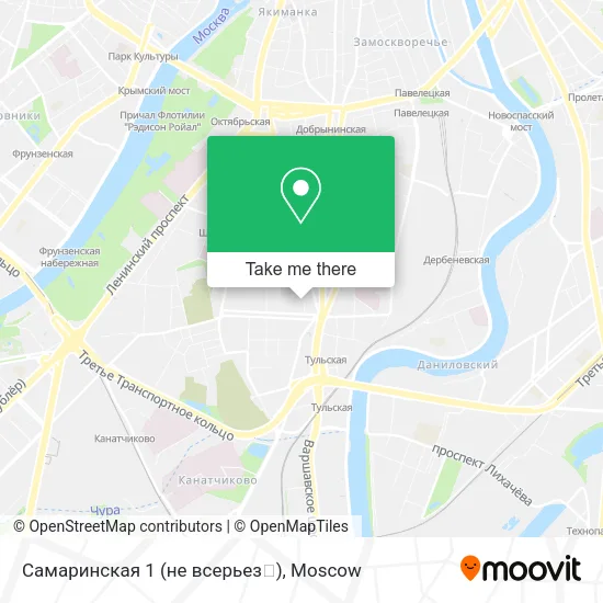 Самаринская 1 (не всерьез) map