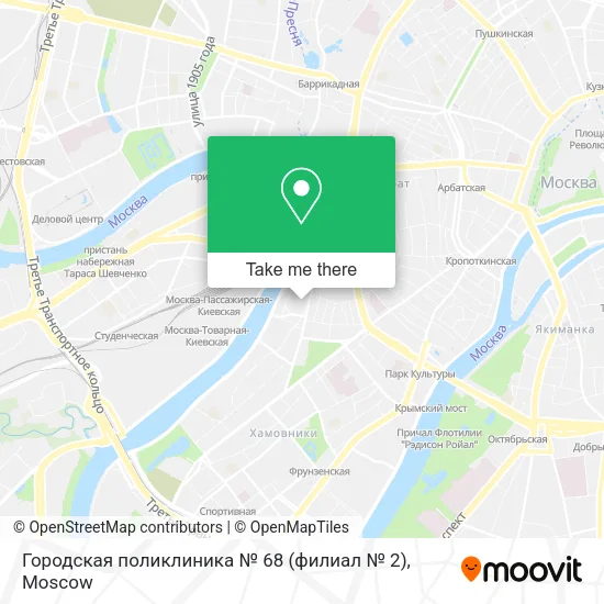 Городская поликлиника № 68 (филиал № 2) map