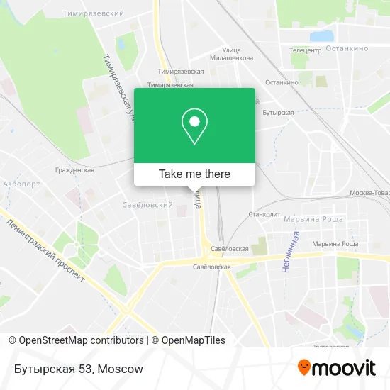 Бутырская 53 map