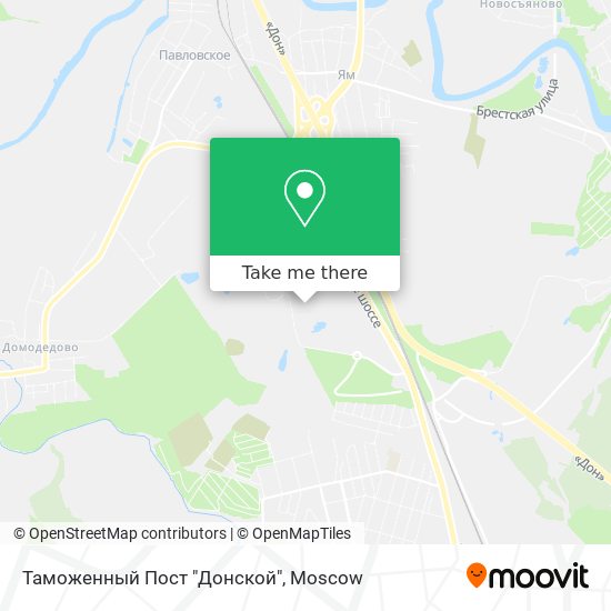 Таможенный Пост "Донской" map