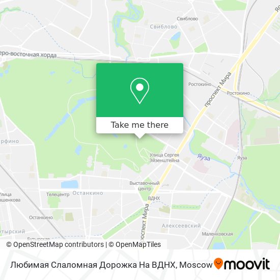 Любимая Слаломная Дорожка На ВДНХ map