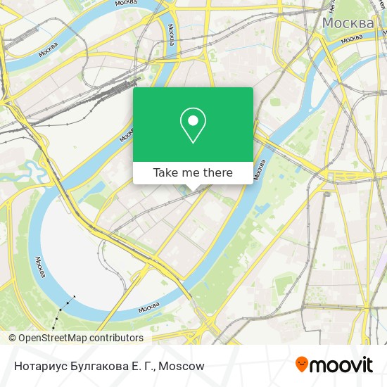 Нотариус Булгакова Е. Г. map