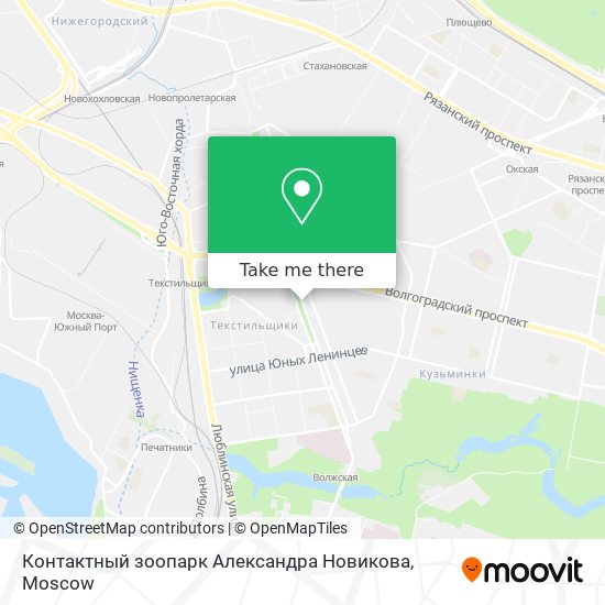 Контактный зоопарк Александра Новикова map