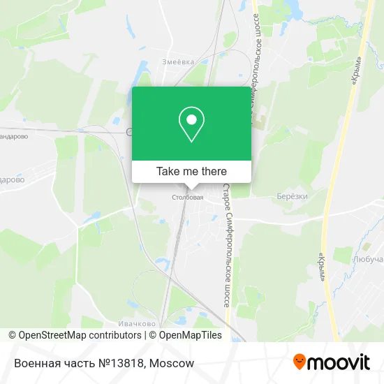 Военная часть №13818 map