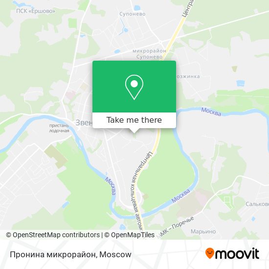 Пронина микрорайон map