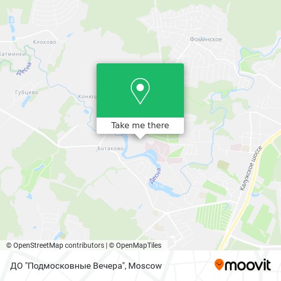 ДО "Подмосковные Вечера" map