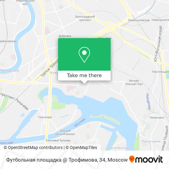 Футбольная площадка @ Трофимова, 34 map