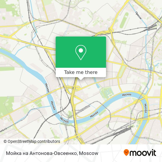 Мойка на Антонова-Овсеенко map