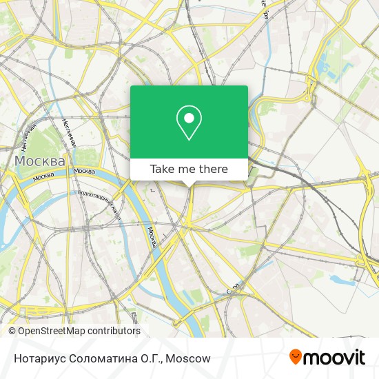 Нотариус Соломатина О.Г. map