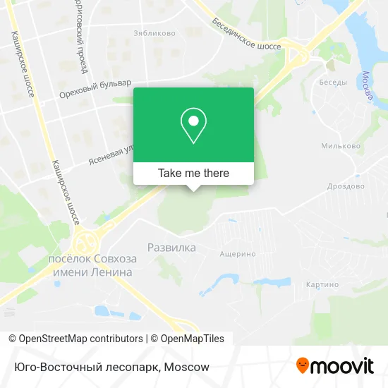 Юго-Восточный лесопарк map