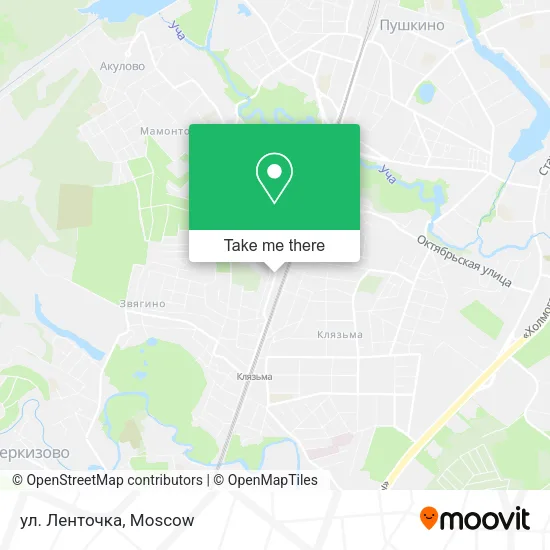 ул. Ленточка map