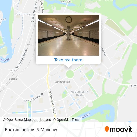 Братиславская 5 map