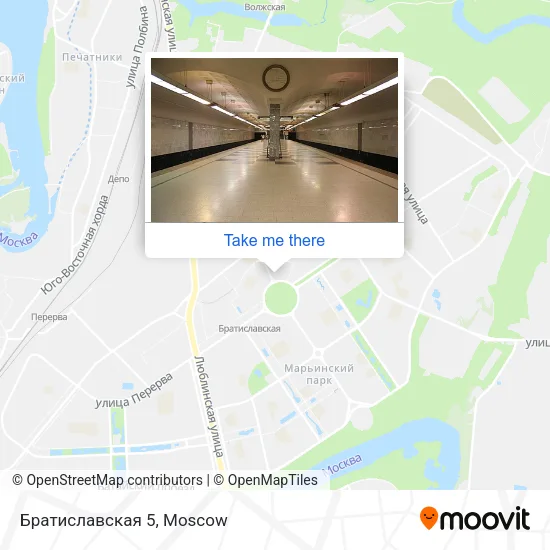 Братиславская 5 map