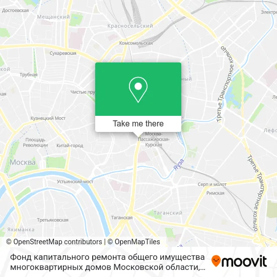 Фонд капитального ремонта общего имущества многоквартирных домов Московской области map
