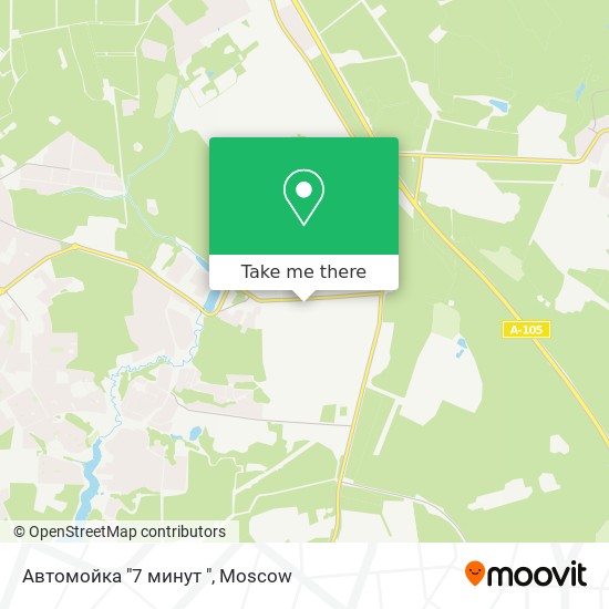 Автомойка "7 минут " map