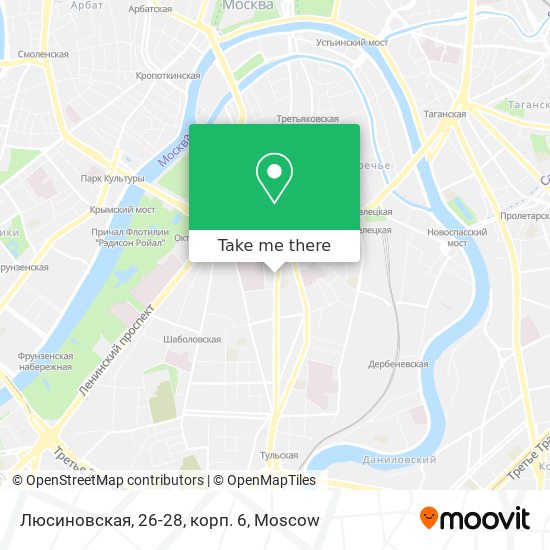 Люсиновская, 26-28, корп. 6 map