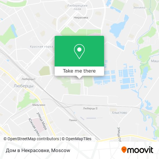 Дом в Некрасовке map