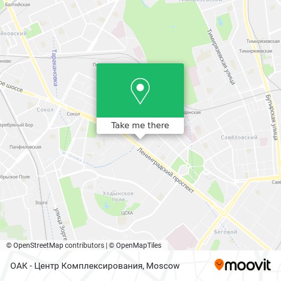 ОАК - Центр Комплексирования map