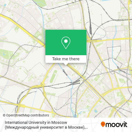 International University in Moscow (Международный университет в Москве) map