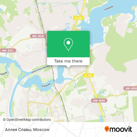 Аллея Славы map