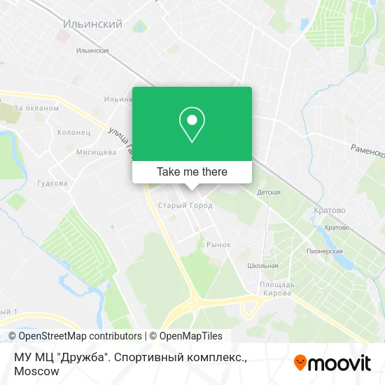 МУ МЦ "Дружба". Спортивный комплекс. map