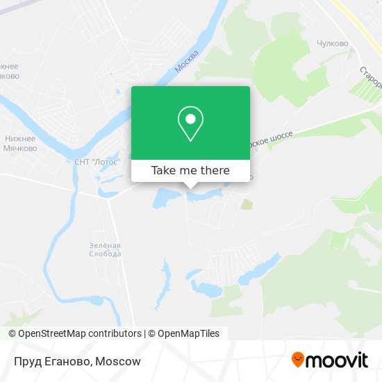 Пруд Еганово map