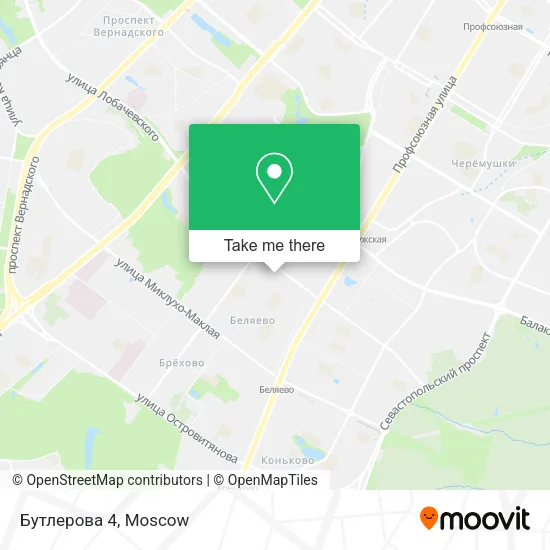 Бутлерова 4 map