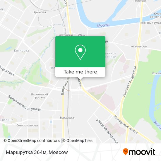 Маршрутка 364м map