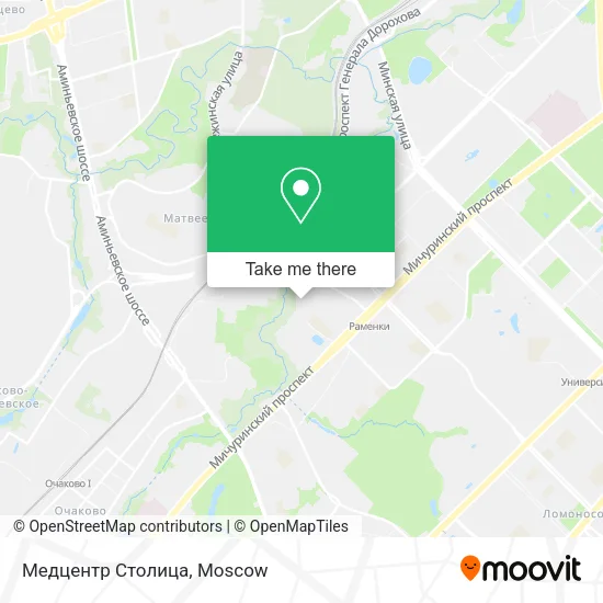 Медцентр Столица map