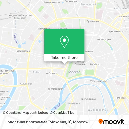 Новостная программа "Моховая, 9" map