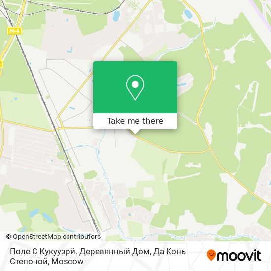 Поле С Кукуузрй. Деревянный Дом, Да Конь Степоной map