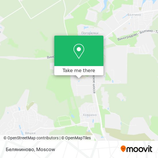 Беляниново map