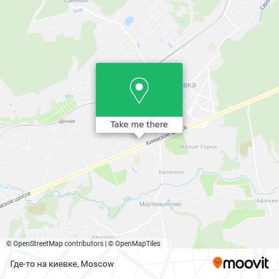 Где-то на киевке map