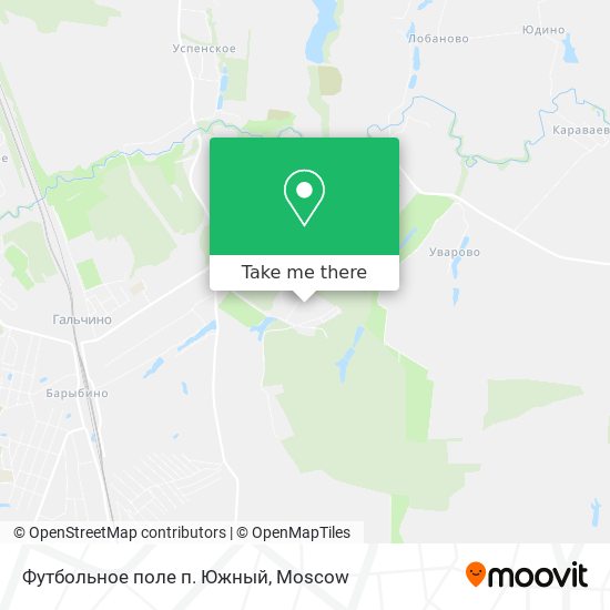 Футбольное поле п. Южный map