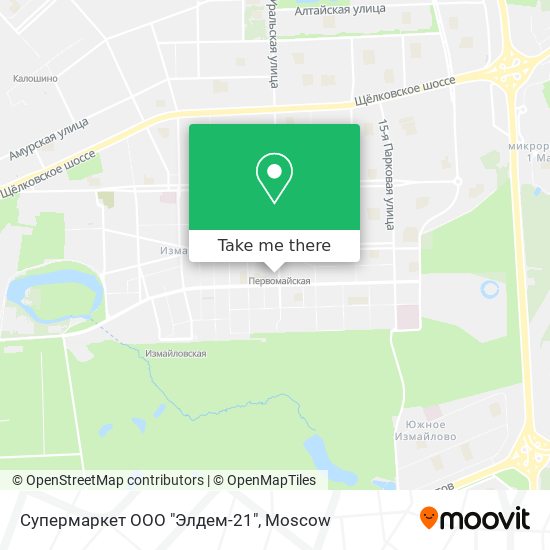 Супермаркет ООО "Элдем-21" map