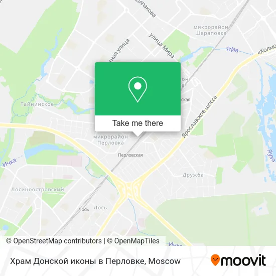 Храм Донской иконы в Перловке map