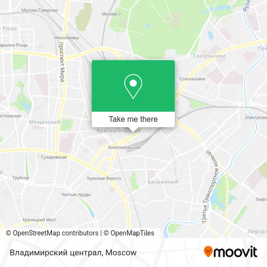 Владимирский централ map
