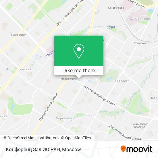 Конференц Зал ИО РАН map