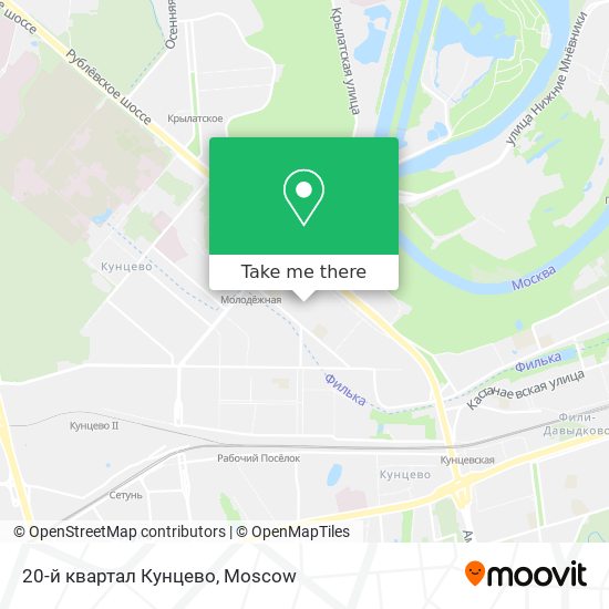 20-й квартал Кунцево map