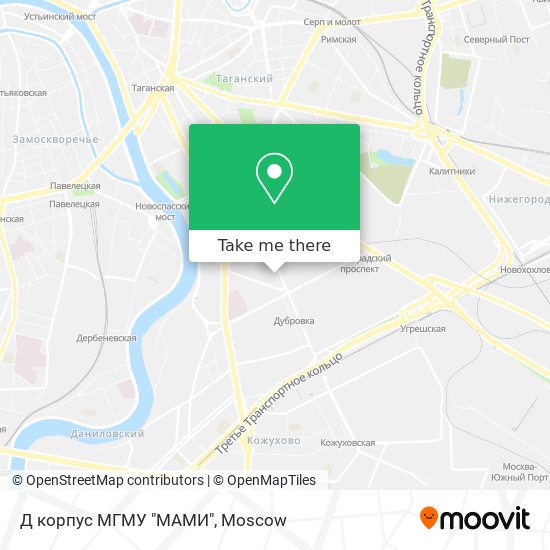 Д корпус МГМУ "МАМИ" map