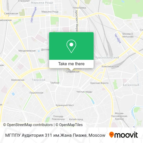 МГППУ Аудитория 311 им.Жана Пиаже map