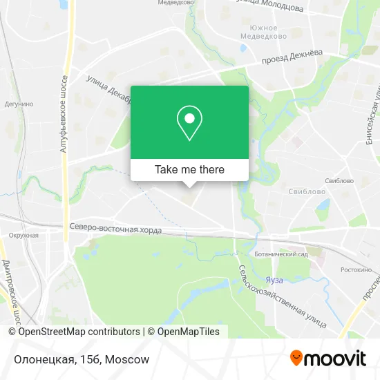 Олонецкая, 15б map
