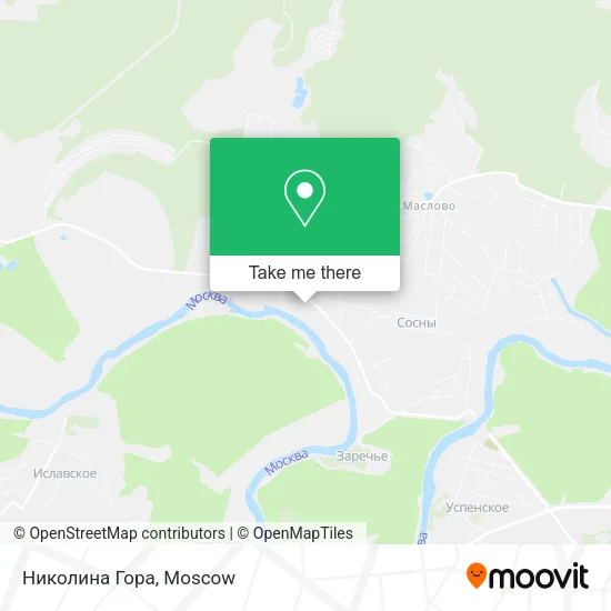 Николина Гора map