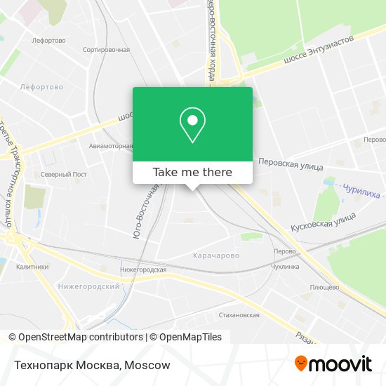 Технопарк Москва map