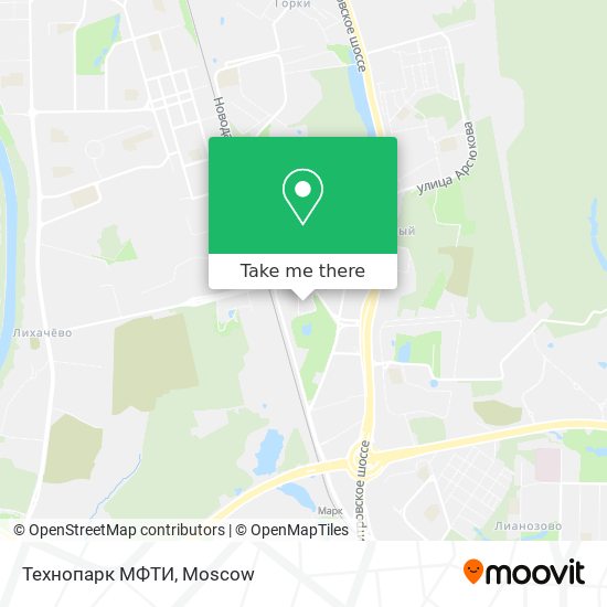 Технопарк МФТИ map