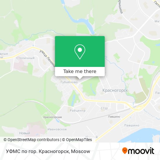УФМС по гор. Красногорск map