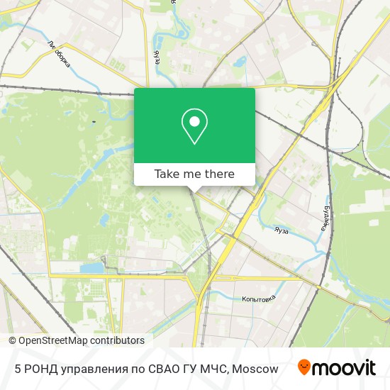 5 РОНД управления по СВАО ГУ МЧС map