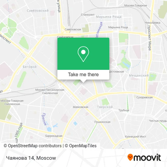 Чаянова 14 map