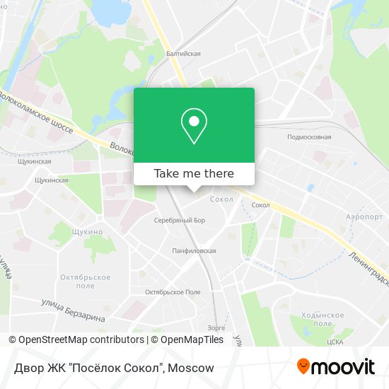 Двор ЖК "Посёлок Сокол" map